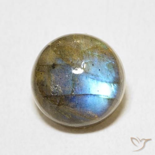 2.87ct Natural Multicolor Labradorite, Round, Translucent