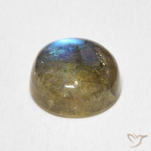 Labradorite Gemstone in 9 mm (calibrated) Size for Sale, Labradorite Stone in Multicolor Color