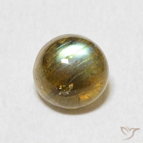 1.10ct Natural Multicolor Labradorite, Round, Translucent