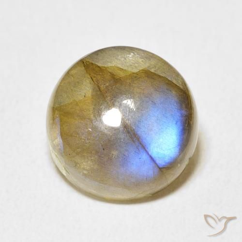 7.65ct Natural Multicolor Labradorite, Round, Translucent