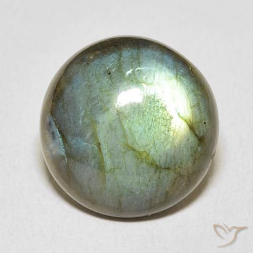 12.54ct Natural Multicolor Labradorite, Round, Translucent