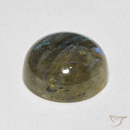 Labradorite Gemstone in 15 mm (calibrated) Size for Sale, Labradorite Stone in Multicolor Color