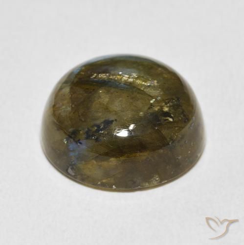 Labradorite Gemstone in 16 mm (calibrated) Size for Sale, Labradorite Stone in Multicolor Color