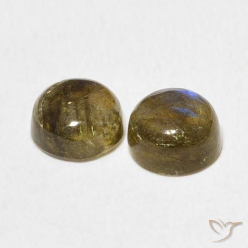 Labradorite Gemstones in 6 mm (calibrated) Size for Sale, Labradorite Stones in Multicolor Color