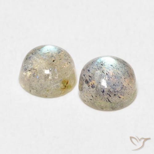 Labradorite Gemstones in 5 mm (calibrated) Size for Sale, Labradorite Stones in Multicolor Color