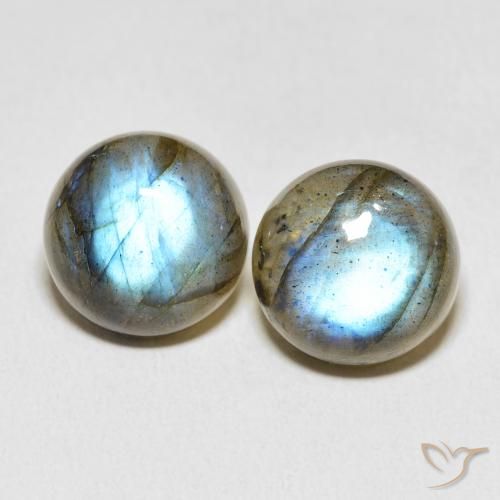 15.42ctw Natural Multicolor Labradorite, Round, Translucent