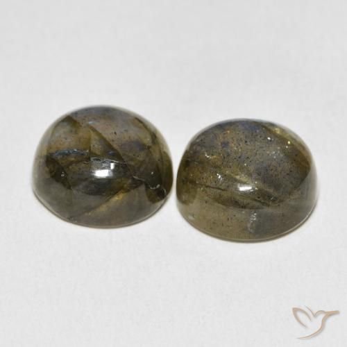 Labradorite Gemstones in 12 mm (calibrated) Size for Sale, Labradorite Stones in Multicolor Color