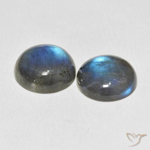Labradorite Gemstones in 13 mm (calibrated) Size for Sale, Labradorite Stones in Multicolor Color