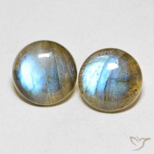 10.06ctw Natural Multicolor Labradorite, Round, Translucent, Photo A