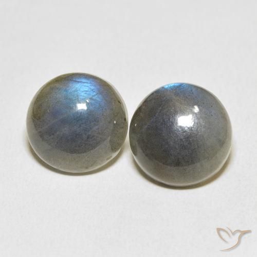12.21ctw Natural Multicolor Labradorite, Round, Translucent