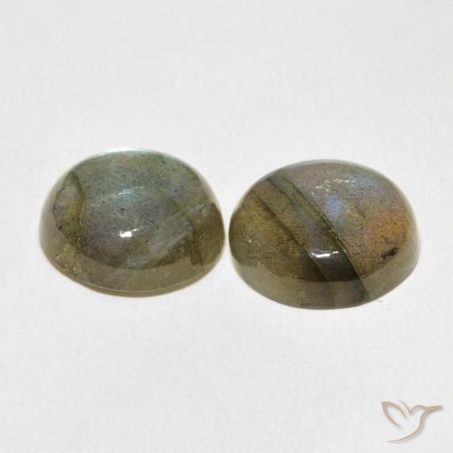 Labradorite Gemstones in 13 mm (calibrated) Size for Sale, Labradorite Stones in Multicolor Color