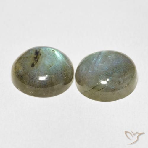 Labradorite Gemstones in 13 mm (calibrated) Size for Sale, Labradorite Stones in Multicolor Color