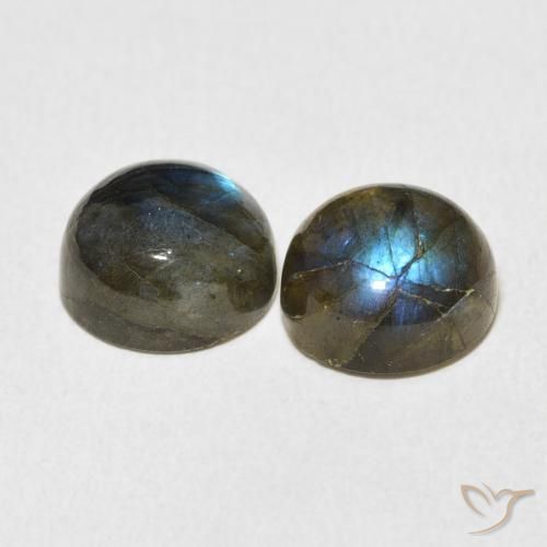 Labradorite Gemstones in 10 mm (calibrated) Size for Sale, Labradorite Stones in Multicolor Color