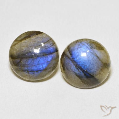 12.98ctw Natural Multicolor Labradorite, Round, Translucent