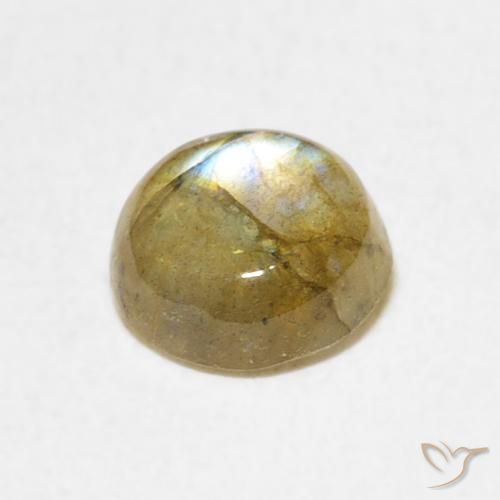Labradorite Gemstone in 7 mm (calibrated) Size for Sale, Labradorite Stone in Multicolor Color