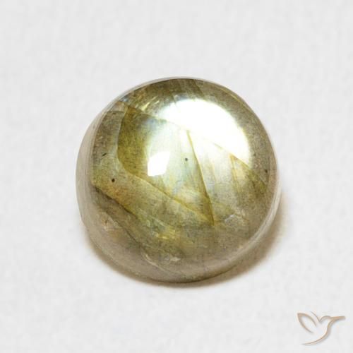 1.64ct Natural Multicolor Labradorite, Round, Translucent