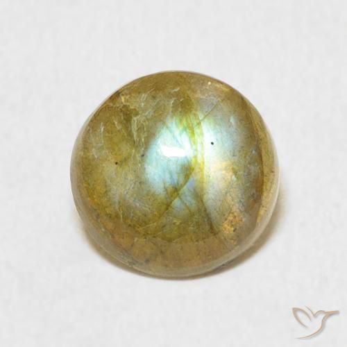 1.62ct Natural Multicolor Labradorite, Round, Translucent