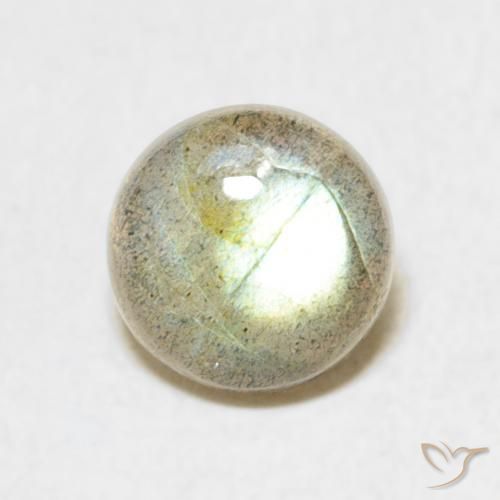 1.26ct Natural Multicolor Labradorite, Round, Translucent