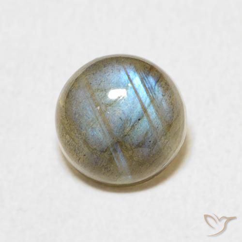 1.77ct Natural Multicolor Labradorite, Round, Translucent