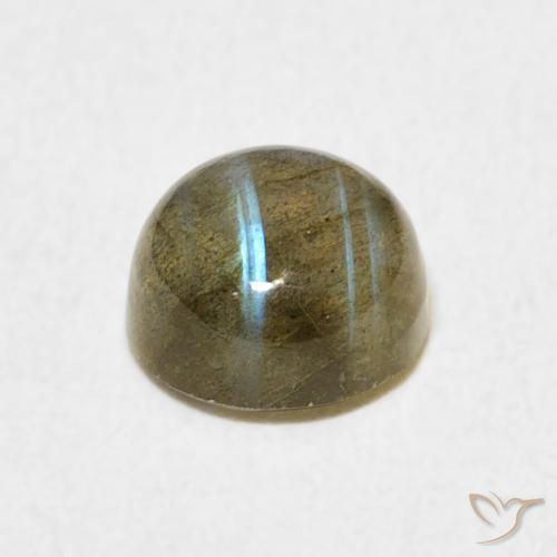 Labradorite Gemstone in 7 mm (calibrated) Size for Sale, Labradorite Stone in Multicolor Color