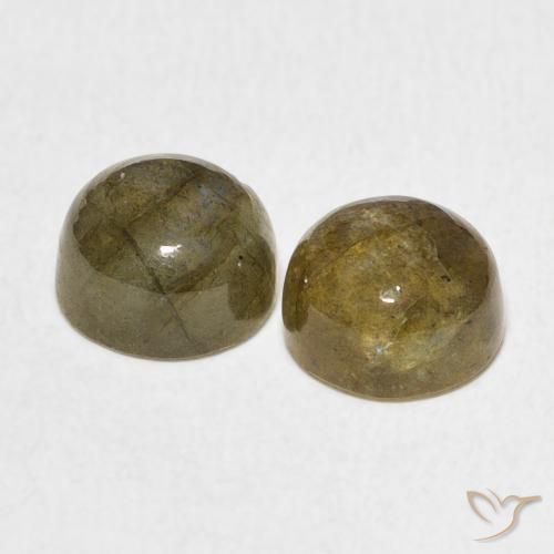 Labradorite Gemstones in 7.5 mm (calibrated) Size for Sale, Labradorite Stones in Multicolor Color