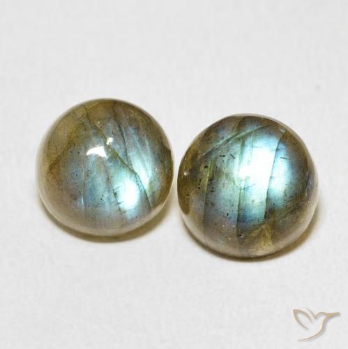 7.23ctw Natural Multicolor Labradorite, Round, Translucent