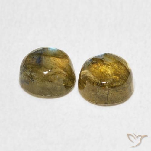 Labradorite Gemstones in 5 mm (calibrated) Size for Sale, Labradorite Stones in Multicolor Color
