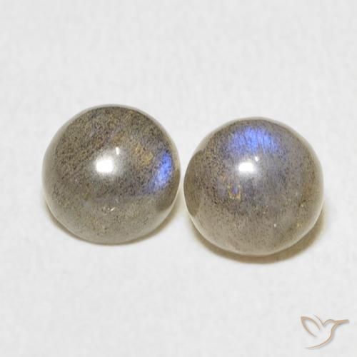 2.14ctw Natural Multicolor Labradorite, Round, Translucent