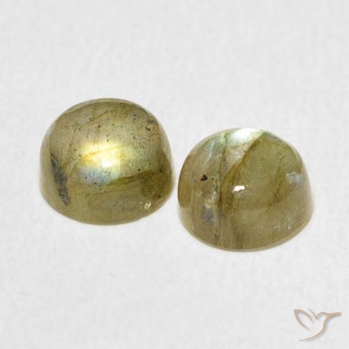 Labradorite Gemstones in 6 mm (calibrated) Size for Sale, Labradorite Stones in Multicolor Color
