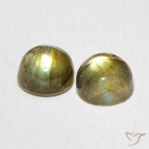 Labradorite Gemstones in 6 mm (calibrated) Size for Sale, Labradorite Stones in Multicolor Color