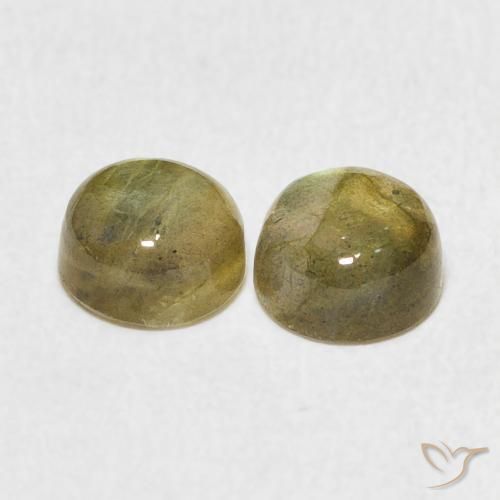 Labradorite Gemstones in 6.5 mm (calibrated) Size for Sale, Labradorite Stones in Multicolor Color