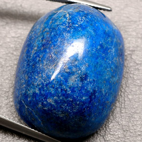 92.58 ct Blue Lapis Lazuli Gemstone, Lapis Lazuli Gem in Oval Cabochon Shape for Sale.