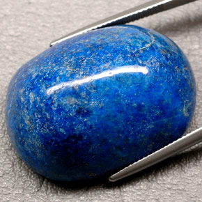 92.58 ct Blue Lapis Lazuli Stone, Natural Lapis Lazuli in Oval Cabochon Shape for Sale