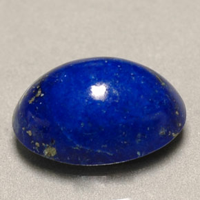 1.58 ct Blue Lapis Lazuli Gemstone, Lapis Lazuli Gem in Oval Cabochon Shape for Sale.