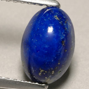 1.58 ct Blue Lapis Lazuli Stone, Natural Lapis Lazuli in Oval Cabochon Shape for Sale