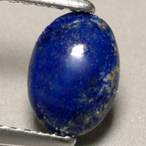 0.81 ct Blue Lapis Lazuli Stone, Natural Lapis Lazuli in Oval Cabochon Shape for Sale