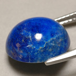 Lapis Lazuli Gemstone in 12.3 x 10.8 mm Size for Sale, Lapis Lazuli Stone in Royal Blue Color