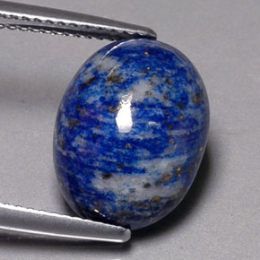 9.20 ct Blue Lapis Lazuli Stone, Natural Lapis Lazuli in Oval Cabochon Shape for Sale