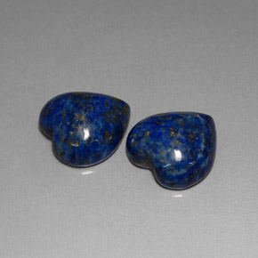 11.53 ct Blue Lapis Lazuli Stone, Natural Lapis Lazuli in Heart Cabochon Shape for Sale