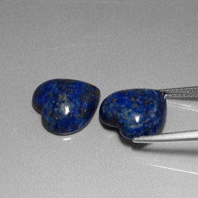 Lapis Lazuli Gemstone in 12 x 12 mm (calibrated) Size for Sale, Lapis Lazuli Stone in Royal Blue Color