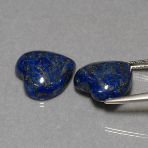 Lapis Lazuli Gemstone in 12 x 12 mm (calibrated) Size for Sale, Lapis Lazuli Stone in Royal Blue Color