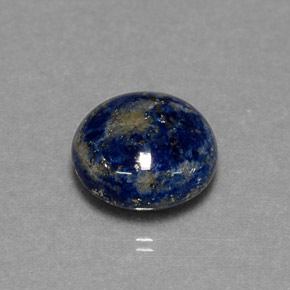 3.05 ct Blue Lapis Lazuli Gemstone, Lapis Lazuli Gem in Round Cabochon Shape for Sale.