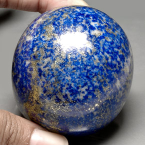 1052.65 ct Blue Lapis Lazuli Stone, Natural Lapis Lazuli in Oval Cabochon Shape for Sale