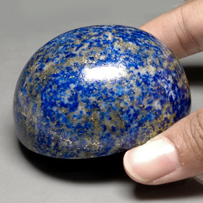 Lapis Lazuli Gemstone in 59.7 x 53.8 mm Size for Sale, Lapis Lazuli Stone in Royal Blue Color