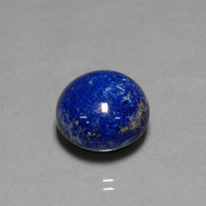 15.54 ct Blue Lapis Lazuli Gemstone, Lapis Lazuli Gem in Round Cabochon Shape for Sale.