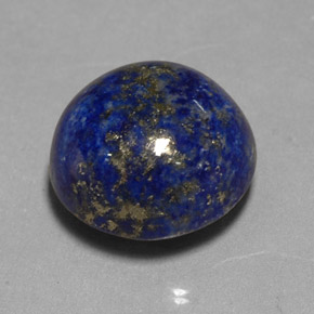 14.66 ct Blue Lapis Lazuli Stone, Natural Lapis Lazuli in Round Cabochon Shape for Sale