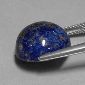 Lapis Lazuli Gemstone in 14 mm (calibrated) Size for Sale, Lapis Lazuli Stone in Royal Blue Color