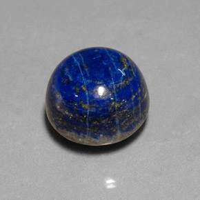 11.93 ct Blue Lapis Lazuli Stone, Natural Lapis Lazuli in Round Cabochon Shape for Sale