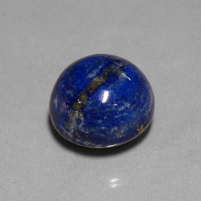 10.74 ct Blue Lapis Lazuli Stone, Natural Lapis Lazuli in Round Cabochon Shape for Sale