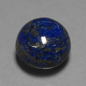 10.42 ct Blue Lapis Lazuli Stone, Natural Lapis Lazuli in Round Cabochon Shape for Sale
